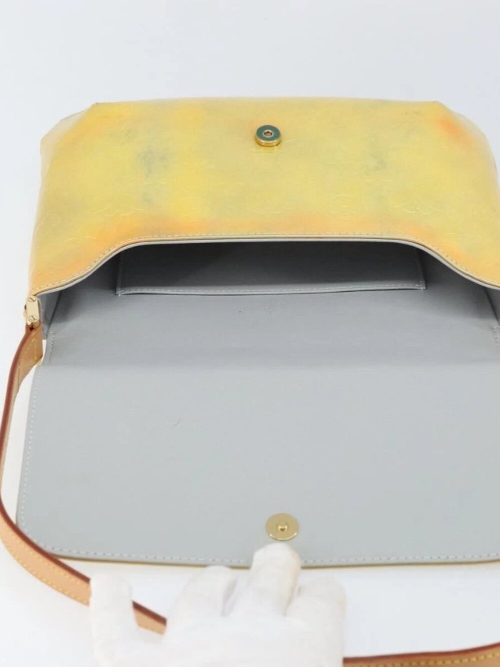 LOUIS VUITTON Monogram Vernis Thompson Street Bag Gris M91008 LV Auth ep13254 - Picture 10 of 16